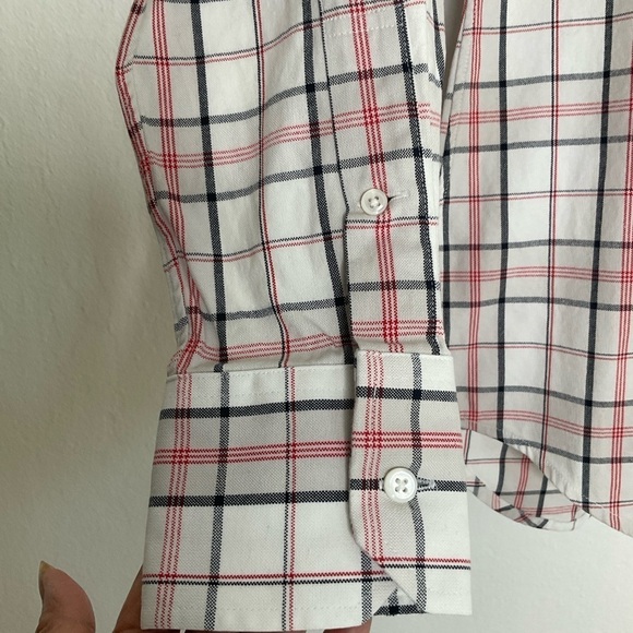 Thom Browne Plaid Long Sleeve Shirt Cotton Size 1 Small - Picture 5 of 16